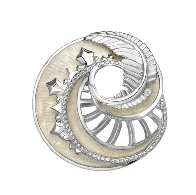 Fabergé Forever Guilloché Laquer Brooch