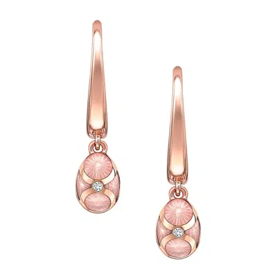 Fabergé Forever Hoop Drop Earrings In Orange