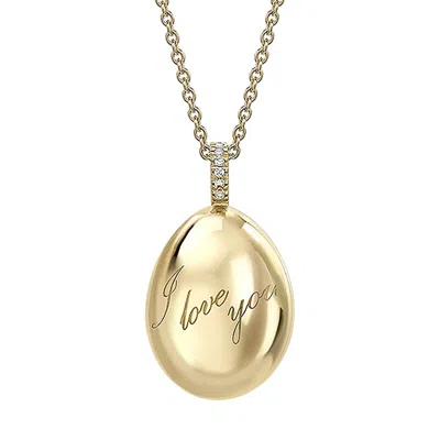 Fabergé Forever "i Love You" Egg Pendant