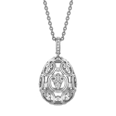 Fabergé Forever Imperial Egg Pendant In Orange
