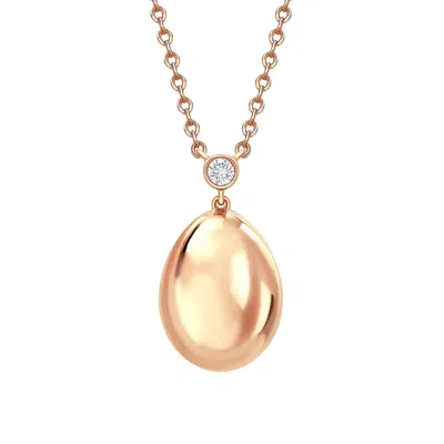 Fabergé Forever Mini Egg Pendant In Gold