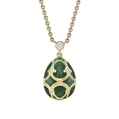 Fabergé Forever Mini Enamel Egg Pendant In Multi