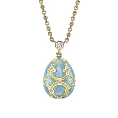 Fabergé Forever Mini Enamel Egg Pendant In Purple