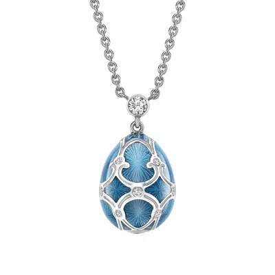 Fabergé Forever Mini Enamel Egg Pendant In Red
