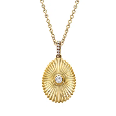 Fabergé Forever Mini Fluted Diamond Pendant In Pattern