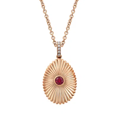 Fabergé Forever Mini Fluted Ruby Pendant