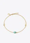 Fabergé Heritage 18-karat Yellow Gold Chain Bracelet With Diamond In Gold