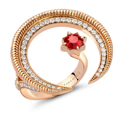 Fabergé Hilal Ruby Ring In Multi