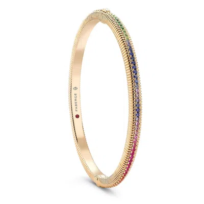 Fabergé Hinged Bracelet With Mixed Gemstones
