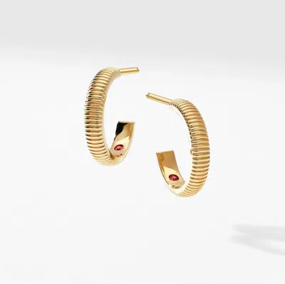 Fabergé Hoop Earrings In Gold