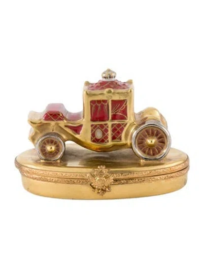 Pre-owned Fabergé Limoges Porcelain Royal Coach Box