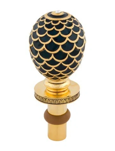 Pre-owned Fabergé Pine Cone Egg Bottle Stopper