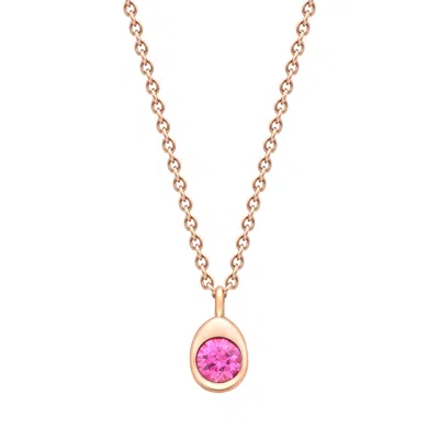 Fabergé Pink Sapphire Pendant In Gold