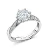 Fabergé Platinum Diamond Engagement Ring In Pattern