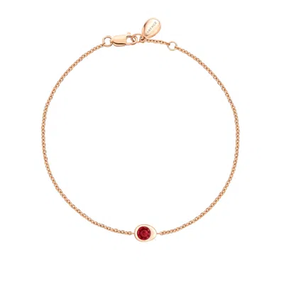 Fabergé Ruby Chain Bracelet In Gold