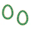 Fabergé Sasha Emerald Earrings In Pattern