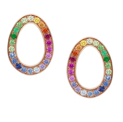 Fabergé Sasha Mixed Gemstones Earrings In Multi