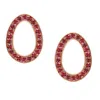 Fabergé Sasha Ruby Earrings In Pattern