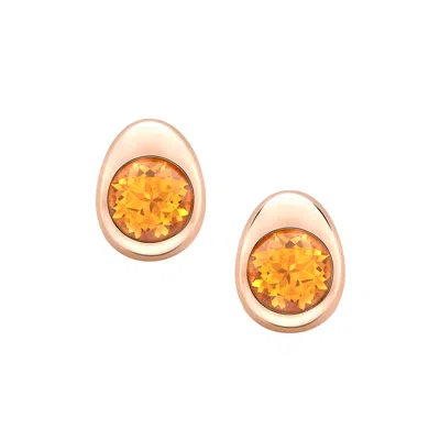 Fabergé Spessartite Stud Earrings In Gold