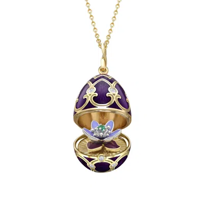 Fabergé Surprise Anemone Pendant In Gold