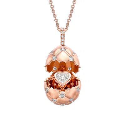 Fabergé Surprise Diamond Heart Pendant In Gold