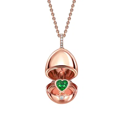 Fabergé Surprise Emerald Heart Pendant