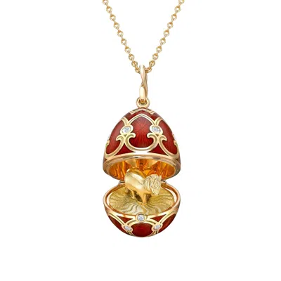 Fabergé Surprise Rabbit Pendant In Purple