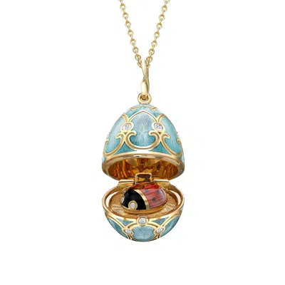 Fabergé Surprise Ladybird Pendant In Red