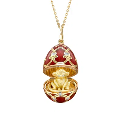 Fabergé Surprise Monkey Pendant In Gold