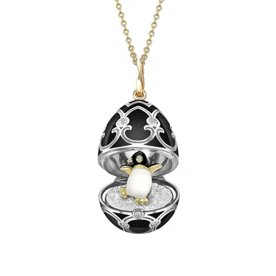Fabergé Surprise Penguin Pendant In Yellow