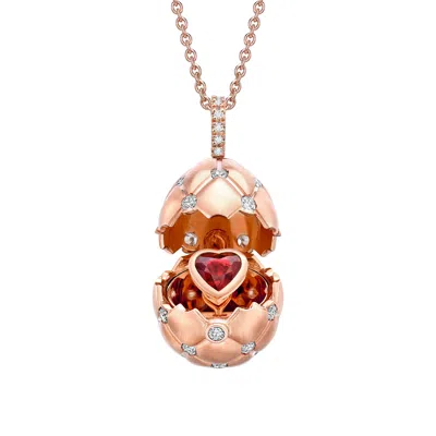 Fabergé Surprise Ruby Heart Pendant