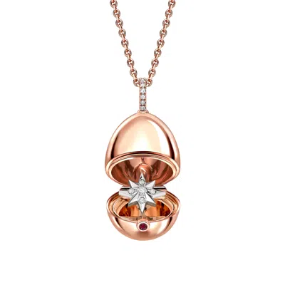 Fabergé Surprise Star Pendant In Pink