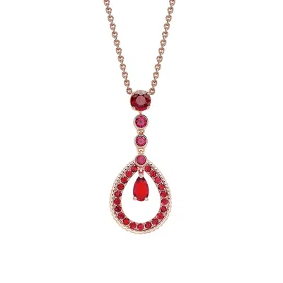 FABERGÉ TEARDROP RUBY PENDANT