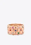 Fabergé Treillage Wide Ring In 18-karat Rose Gold In Rose Gold