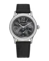 Fabergé Faberge Agathon Automatic Black Dial Ladies Watch Fab-200