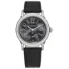 Fabergé Faberge Agathon Automatic Black Dial Ladies Watch Fab-200 In Black