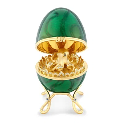 Fabergé X 007 Limited Edition Octopussy Egg Objet In Gold