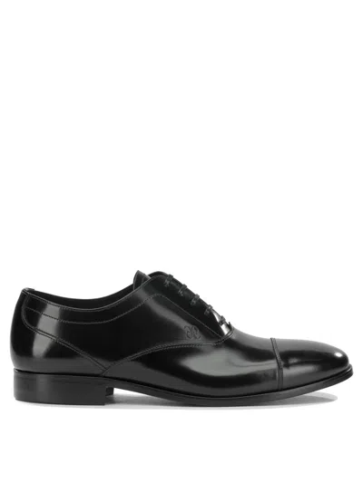 Fabi Leather Brogues In Black