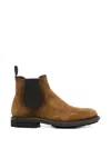 Fabi Elasticised Leather Boots In Multi
