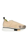 Fabi F65 Woman Sneakers Beige Size 10 Leather In Neutral