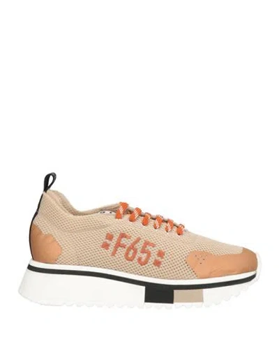 Fabi F65 Woman Sneakers Beige Size 6 Textile Fibers In Brown