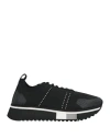 Fabi F65 Woman Sneakers Black Size 10 Textile Fibers