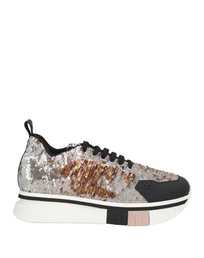 Fabi F65 Woman Sneakers Bronze Size 11 Textile Fibers In Yellow