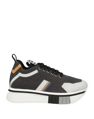 Fabi F65 Woman Sneakers Charcoal Size 6 Synthetisches Material In Multi