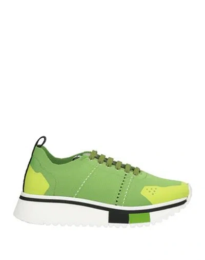 Fabi F65 Woman Sneakers Light Green Size 10 Textile Fibers