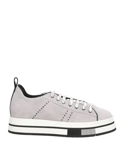 Fabi F65 Woman Sneakers Light Grey Size 9 Leather In Gray