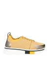 Fabi F65 Woman Sneakers Mustard Size 9 Textile Fibers In Multi