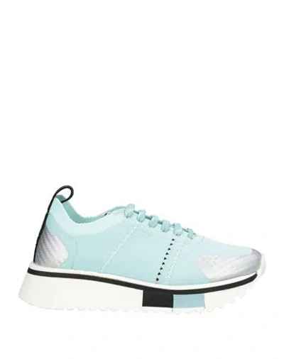 Fabi F65 Woman Sneakers Sky Blue Size 8 Textile Fibers