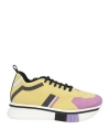Fabi F65 Woman Sneakers Yellow Size 8 Synthetisches Material In Yellow
