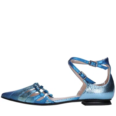Fabi Flat Shoes Blue In Blu Blu E Verdi